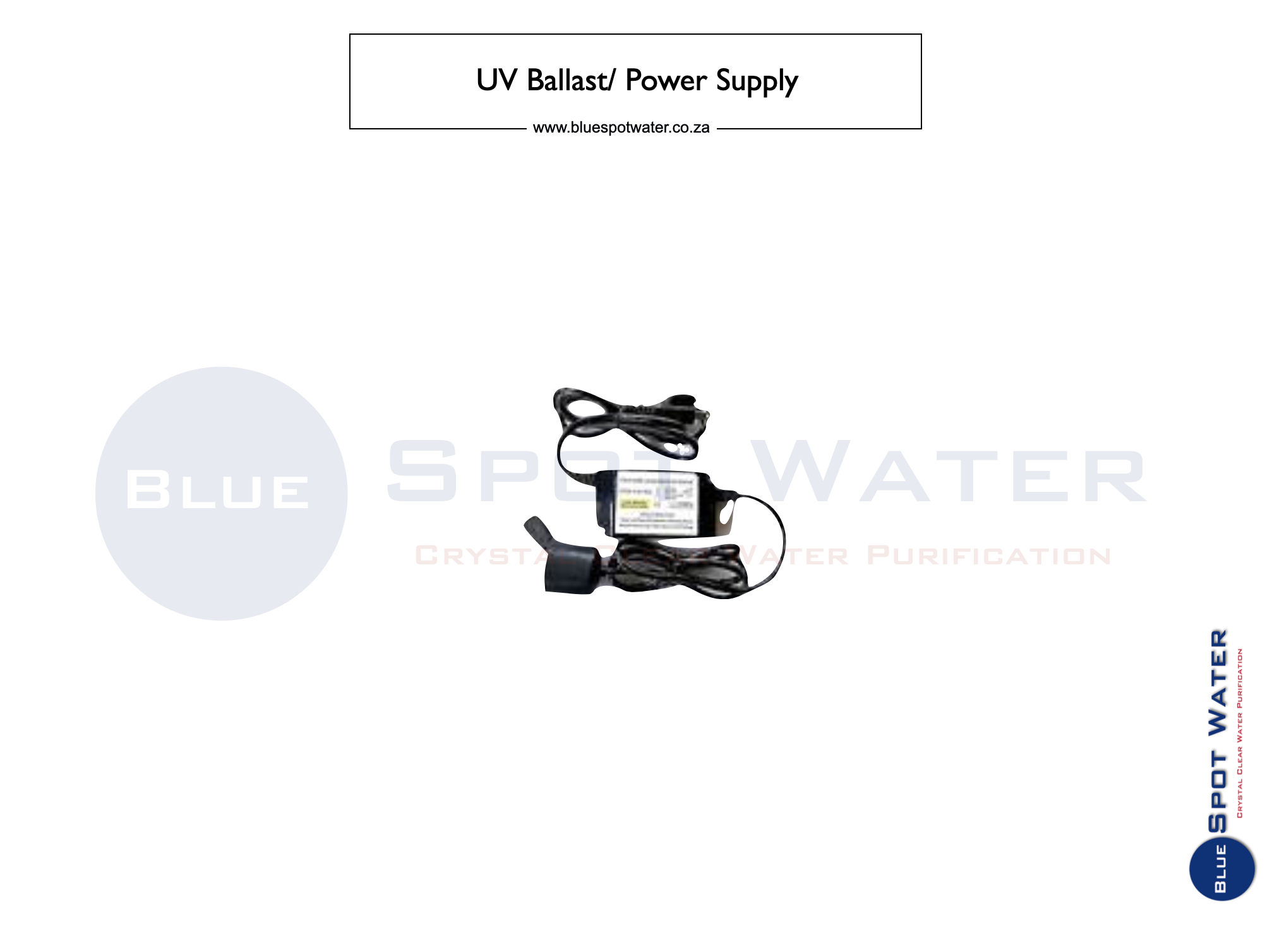 uv--light-ballast-power-supply
